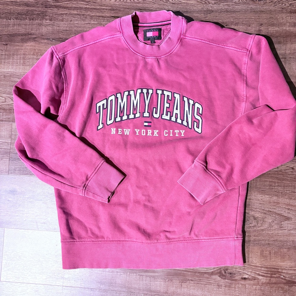 Tommy Hilfiger Red Crewneck Sweater